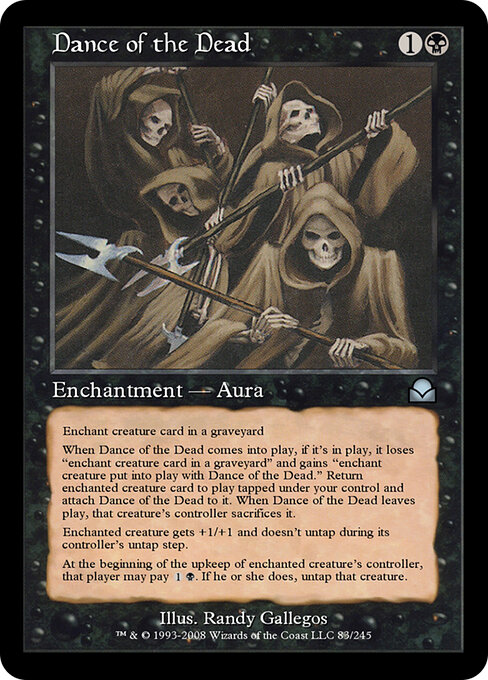 Dance of the Dead - Masters Edition II Magic card