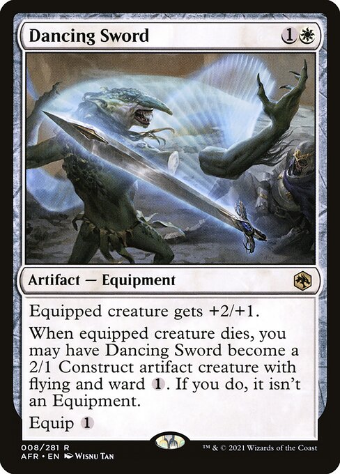 Dancing Sword - Adventures in the Forgotten Realms Magic card