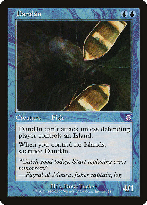 Dandân - Time Spiral Timeshifted (#19) - Illustrated by Drew Tucker - Magic: The Gathering Card
