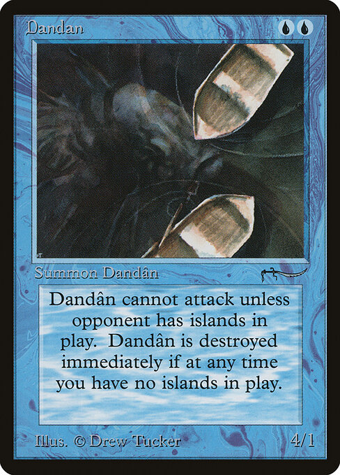 ダンダーン (Dandân) - Chronicles Foreign Black Border (#18) - Illustrated by Drew Tucker - Magic: The Gathering Card