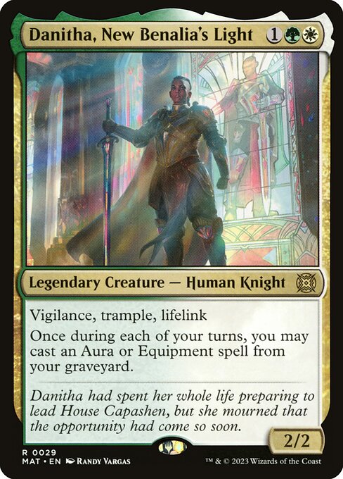 Danitha, New Benalia's Light - March of the Machine: The Aftermath Magic card