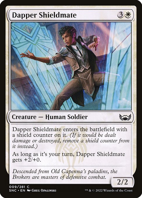 Dapper Shieldmate - Streets of New Capenna Magic card