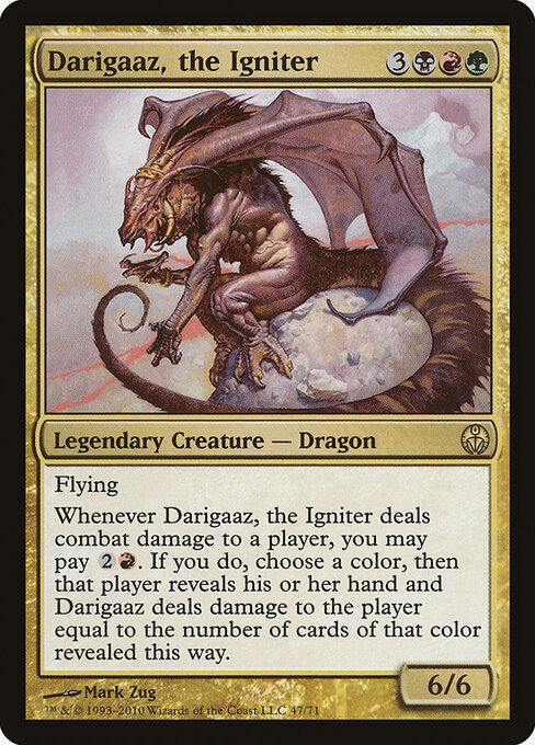Darigaaz, the Igniter - Duel Decks: Phyrexia vs. the Coalition Magic card