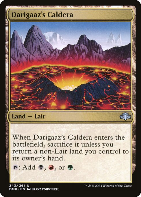 Darigaaz's Caldera - Dominaria Remastered Magic card