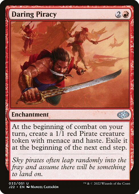 Daring Piracy - Jumpstart 2022 Magic card