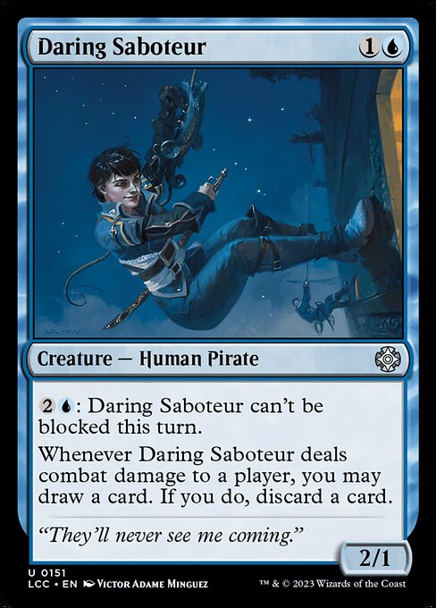 Daring Saboteur - The Lost Caverns of Ixalan Commander Magic card