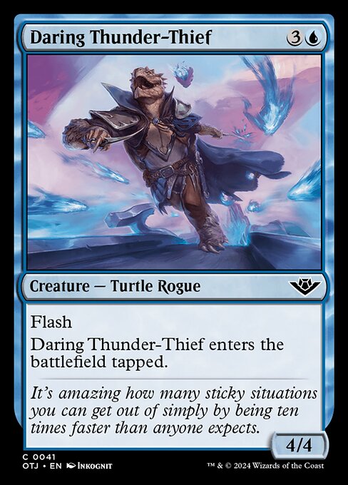 Daring Thunder-Thief - Outlaws of Thunder Junction Magic card