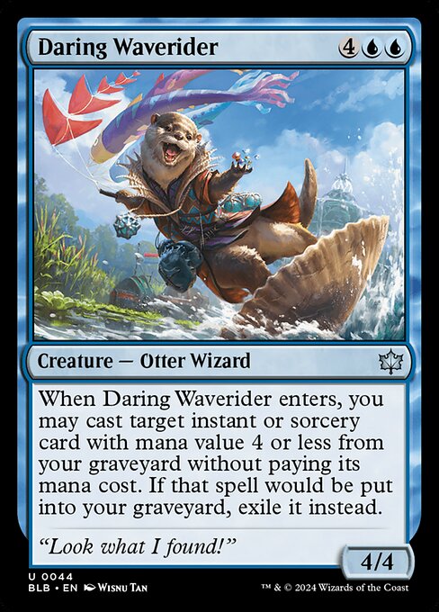 Daring Waverider - Bloomburrow Magic card