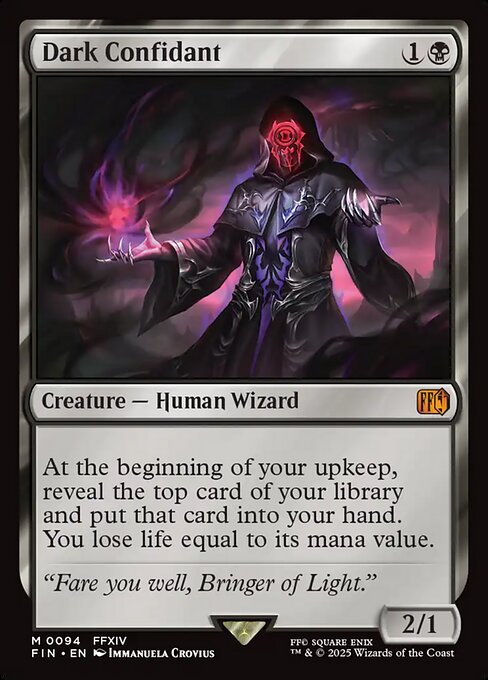 Dark Confidant - Final Fantasy Magic card