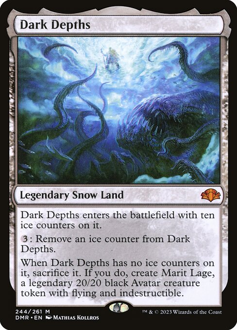 Dark Depths - Dominaria Remastered (#244) - Illustrated by Mathias Kollros - Magic: The Gathering Card