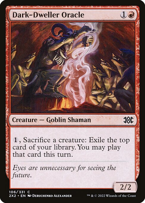 Dark-Dweller Oracle - Double Masters 2022 Magic card