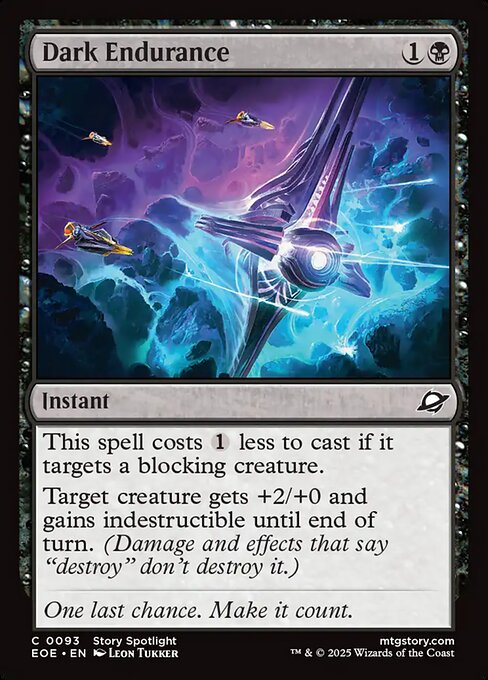 Dark Endurance - Edge of Eternities Magic card