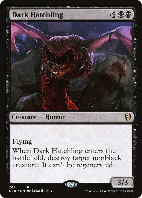 Dark Hatchling - Commander Legends: Battle for Baldur's Gate Magic card