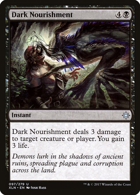 Dark Nourishment - Ixalan Magic card