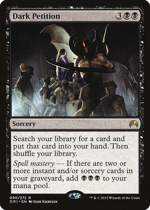 Dark Petition - Magic Origins Magic card