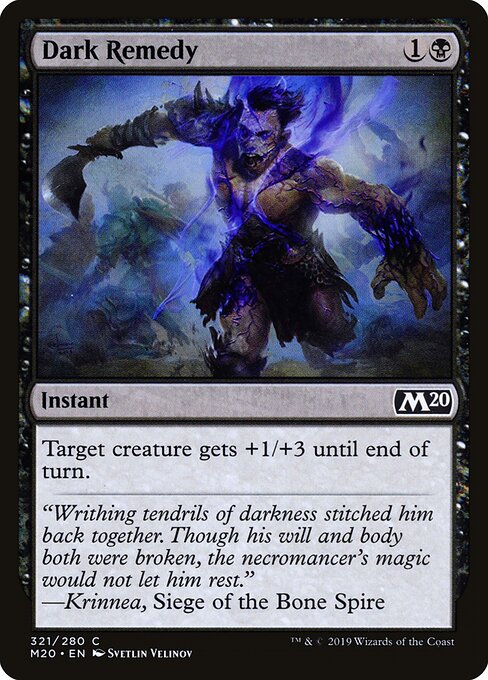 Dark Remedy - Core Set 2020 Magic card