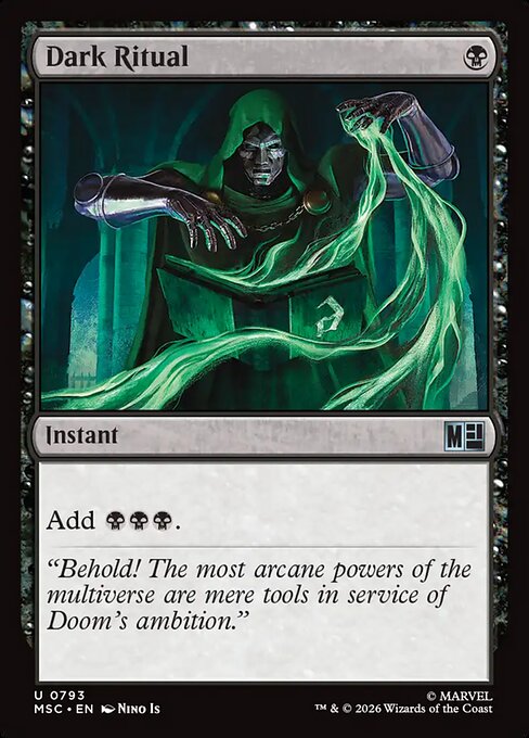 Dark Ritual - Marvel Super Heroes Commander Magic card