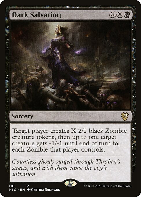 Dark Salvation - Midnight Hunt Commander Magic card