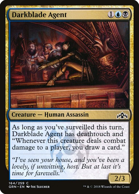 Darkblade Agent - Guilds of Ravnica Magic card