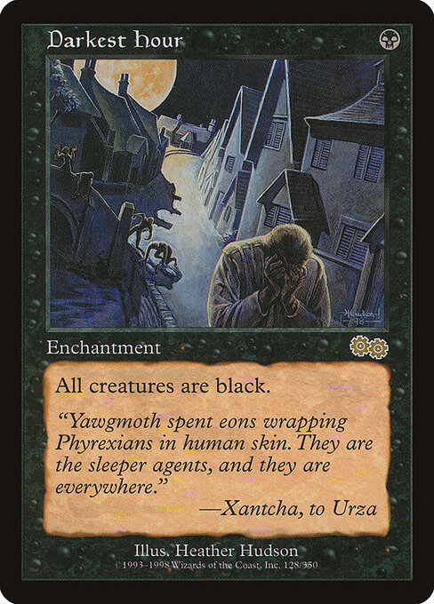 Darkest Hour - Urza's Saga (#128) - Illustrated by Heather Hudson - Magic: The Gathering Card