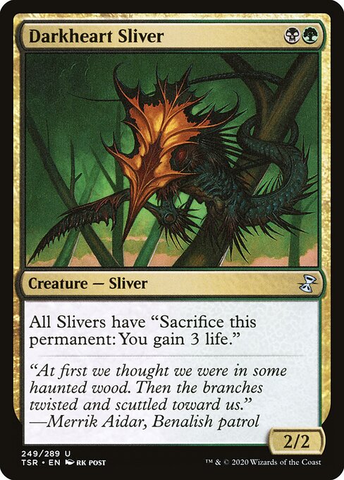 Darkheart Sliver - Time Spiral Remastered Magic card