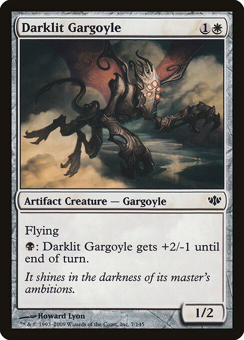 Darklit Gargoyle - Conflux Magic card