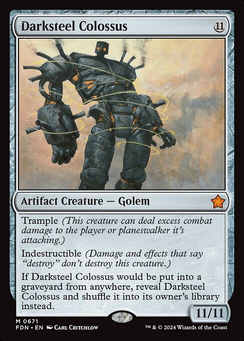 Darksteel Colossus - Foundations Magic card