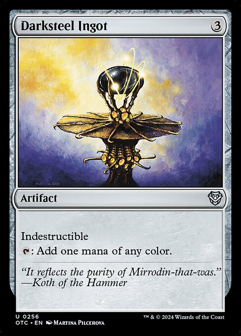 Darksteel Ingot - Outlaws of Thunder Junction Commander Magic card