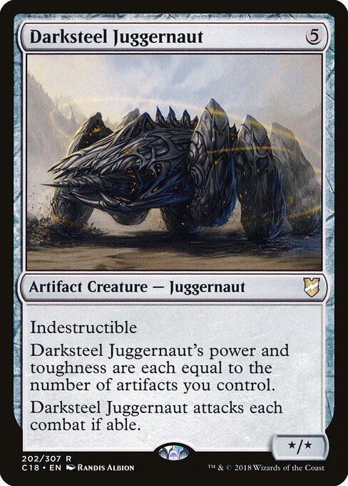 Darksteel Juggernaut - Commander 2018 Magic card