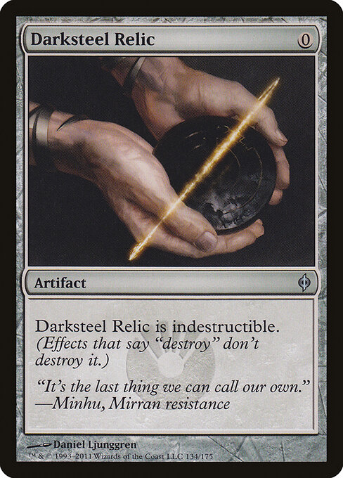 Darksteel Relic - New Phyrexia Magic card