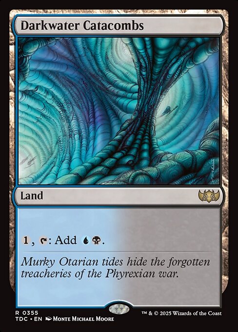 Darkwater Catacombs - Tarkir: Dragonstorm Commander Magic card