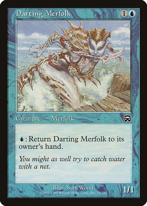 Darting Merfolk - Mercadian Masques Magic card