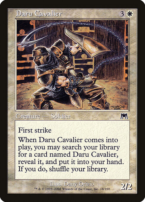 Daru Cavalier - Onslaught Magic card