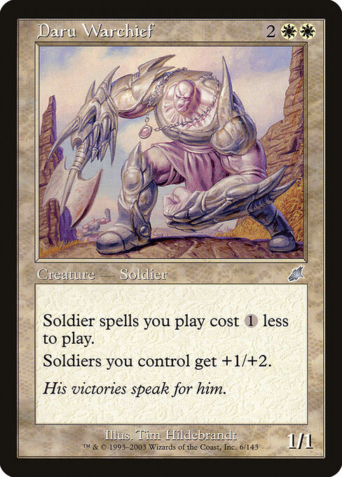 Daru Warchief - Scourge Magic card