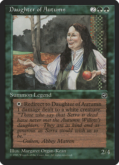 Daughter of Autumn - Homelands Magic card