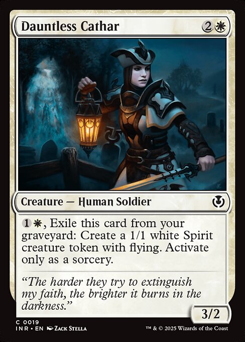 Dauntless Cathar - Innistrad Remastered Magic card