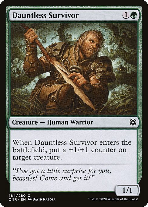 Dauntless Survivor - Zendikar Rising Magic card