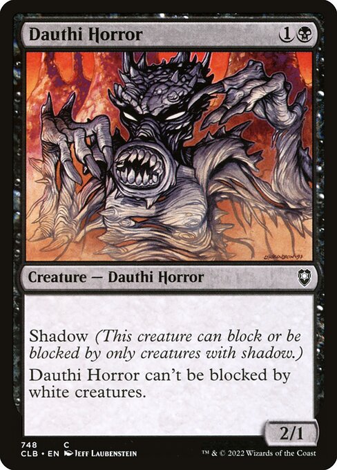 Dauthi Horror - Commander Legends: Battle for Baldur's Gate Magic card