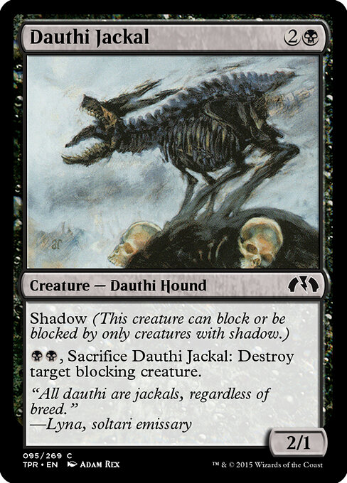 Dauthi Jackal - Tempest Remastered Magic card