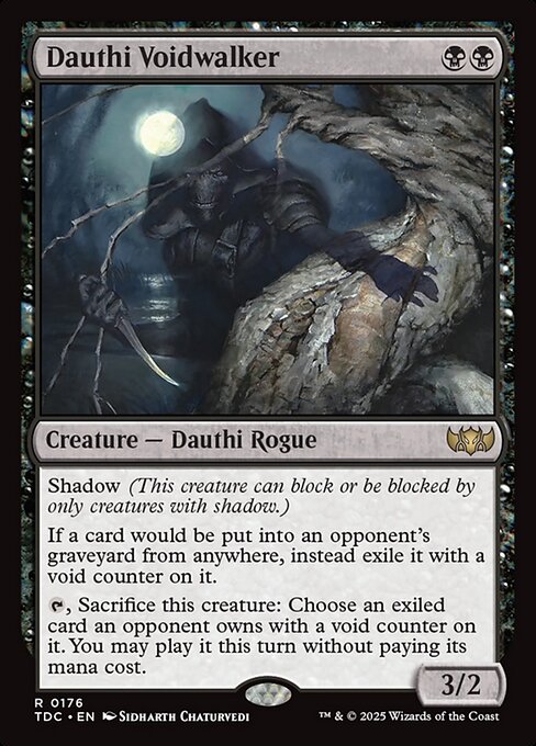 Dauthi Voidwalker - Tarkir: Dragonstorm Commander Magic card