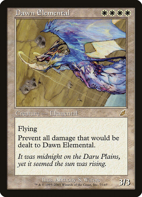 Dawn Elemental - Scourge Magic card