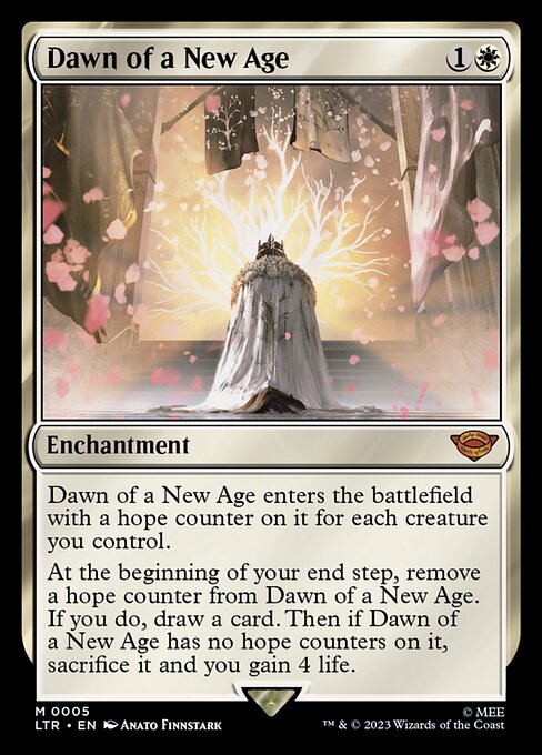 Dawn of a New Age - The Lord of the Rings: Tales of Middle-earth Magic card