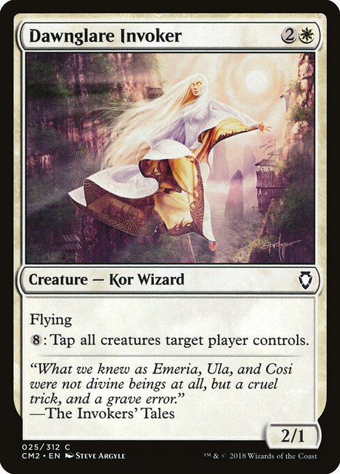 Dawnglare Invoker - Commander Anthology Volume II (#25) - Illustrated by Steve Argyle - Magic: The Gathering Card