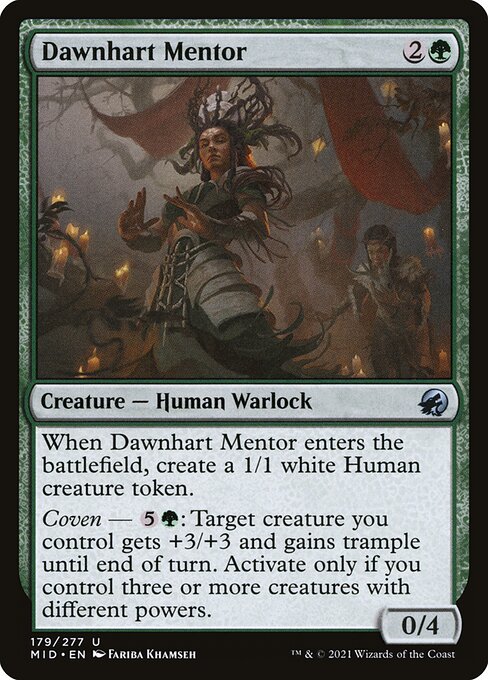 Dawnhart Mentor - Innistrad: Midnight Hunt Magic card
