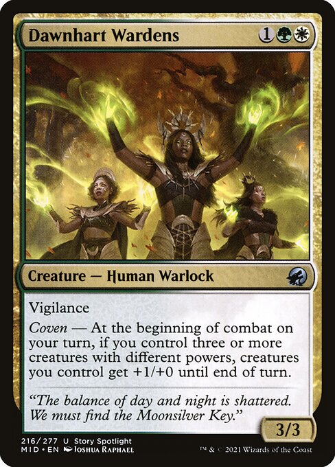Dawnhart Wardens - Innistrad: Midnight Hunt Magic card