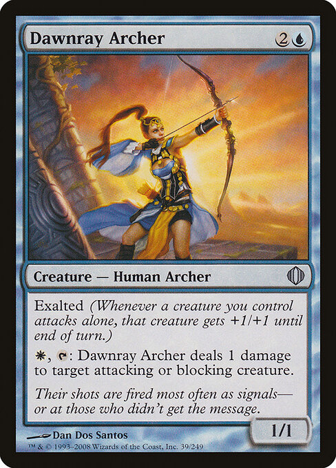 Dawnray Archer - Shards of Alara Magic card