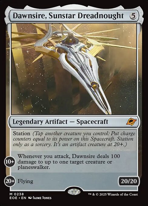 Dawnsire, Sunstar Dreadnought - Edge of Eternities Magic card