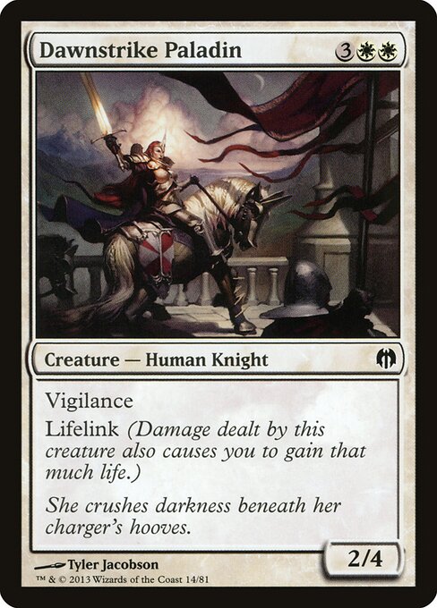 Dawnstrike Paladin - Duel Decks: Heroes vs. Monsters Magic card