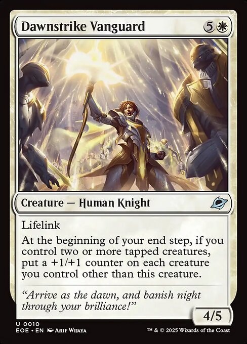 Dawnstrike Vanguard - Edge of Eternities Magic card