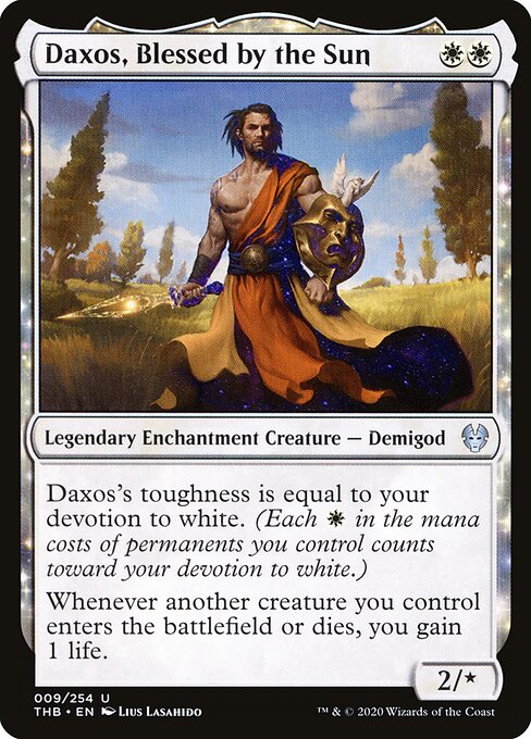 Daxos, Blessed by the Sun - Theros Beyond Death Magic card
